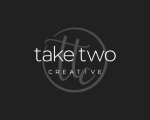 Take Two Creative Stacked Logo - Black